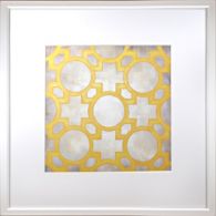 Custom Classical Symmetry - Yellow 25W x 25H