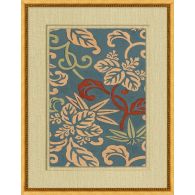 Antique Floral Pattern 1 22W x 28H