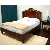 American Kaleidoscope Queen Leather Bed