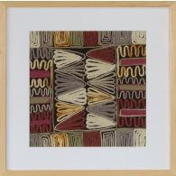 Burgundy Embroidery 4 20W X 20H - Cleared Decor