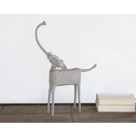 Trunk Up Elephant Statue - Cleared Décor