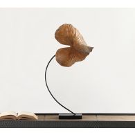 Large Carved Leaf Sculpture - Cleared Décor