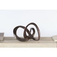 Bronze Infinity Sculpture - Cleared Décor