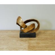 Gold Leaf Demi Statue - Cleared Décor