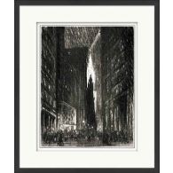New York Charcoal Study I 26W x 32H