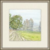Pastel Hillside 3 22W x 22H