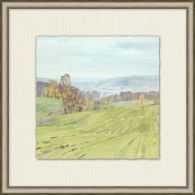 Pastel Hillside 4 22W x 22H