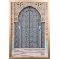 Hassan Mosque Door 26W X 36H