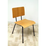 School Chair in Natural Oak