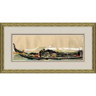 Isabelle in Venice - Gondola, Side View 38W x 29H