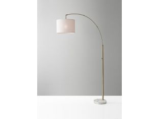 Antique Brass Arc Floor Lamp