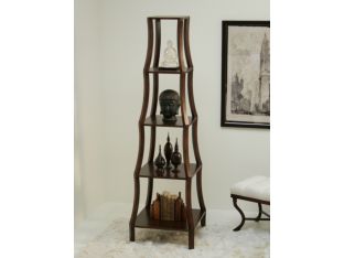 Chamberlin Etagere in Olde English Walnut