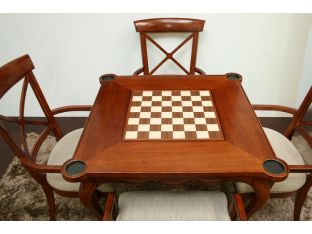 European Legacy Card Table in Macadamia