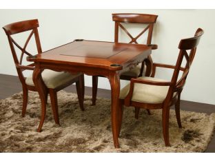 European Legacy Card Table in Macadamia