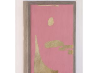 Blush Gilt Composition 4  19.5W  x 27.5H