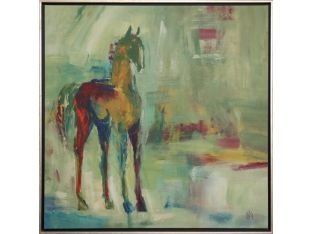 Loose Reins II 31.5W x 31.5H