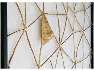 Mesh Wall Sculpture 56W x 56H - Cleared Decor