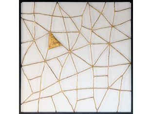 Mesh Wall Sculpture 56W x 56H - Cleared Decor