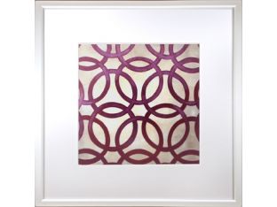 Custom Classical Symmetry - Purple 25W x 25H