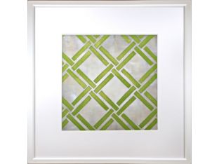Custom Classical Symmetry - Yellow Green 25W x 25H