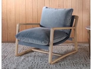 Slate Blue Arm Chair