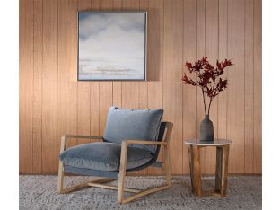 Slate Blue Arm Chair