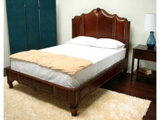 American Kaleidoscope Queen Leather Bed