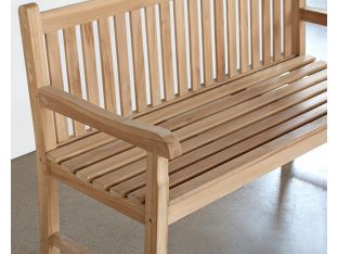 Natural Teak Garden Bench