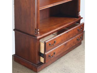 Weathered Cherry Bookcase
