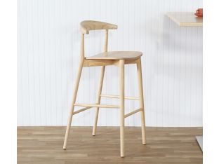 Blonde Ash Bar Stool