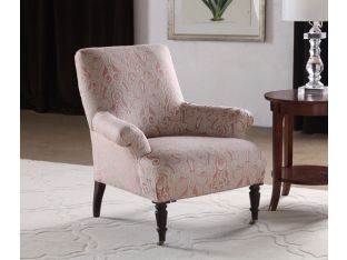Blush Damask Club Chair