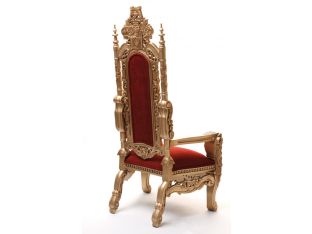 Antique Gold Throne Chair