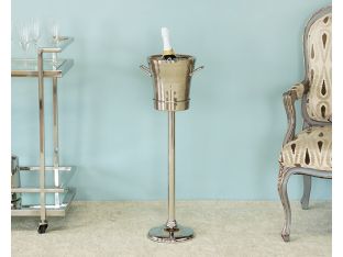Nickle Wine Cooler On Stand- Cleared