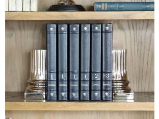 Stainless Pillar Bookends - Cleared