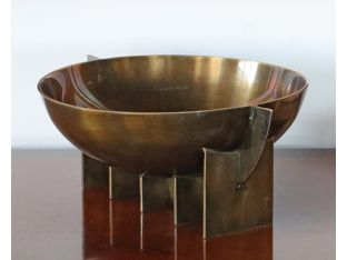 Brass Elevated Bowl - Cleared