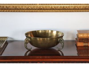 Brass Elephant Trunk Bowl - Cleared