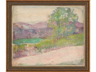 Landscape Oil on Canvas 15W x 13H - Cleared Art