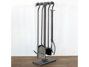 Antique Zinc Fire Tools - Cleared