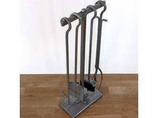 Antique Zinc Fire Tools - Cleared