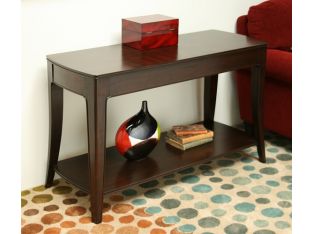 Transitional Walnut Console