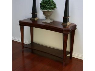 Transitional Style Mahogany Console Table