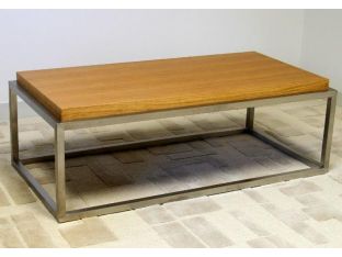 Drake Rectangular Coffee Table in Natural Oak