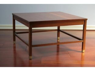 Walnut Coffee Table with Rosewood Corners
