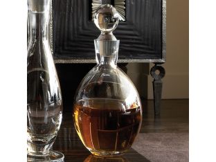 Egg Shaped Glass Decanter