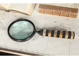 Stripe Handled Magnifying Glass