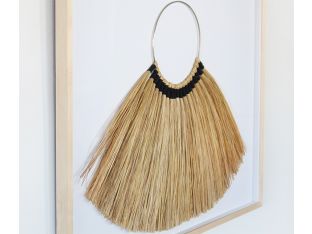 Bimini Framed Necklace Of Grass Fonds 40W X 30H