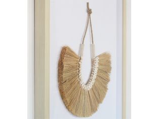 Marina Necklace Of Shells & Grass Fronds 23W X 30H