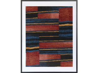 Poncho Loomed Textile 36W X 48H