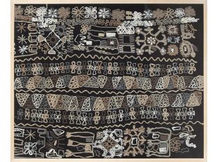 Joplin Embroidered Textile 50W X 40H