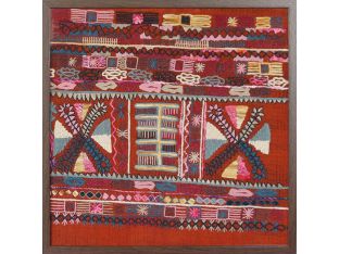 Karma Embroidered Textile 30W X 30H